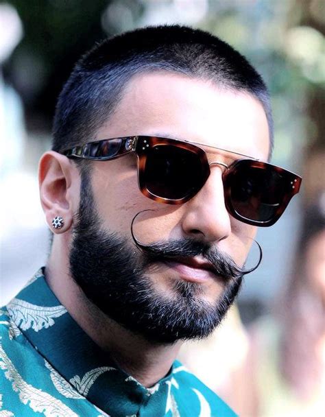 Bollywood Snapped Beard Styles For Men Ranveer Singh Beard Hair And Beard Styles