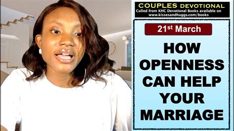 How Openness Can Help Your Marriage Couples March 21st