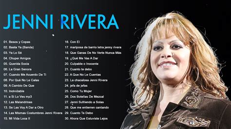 Jenni Rivera Éxitos Mix Sus 30 Super Canciones RomÁnticas Y Rancheras