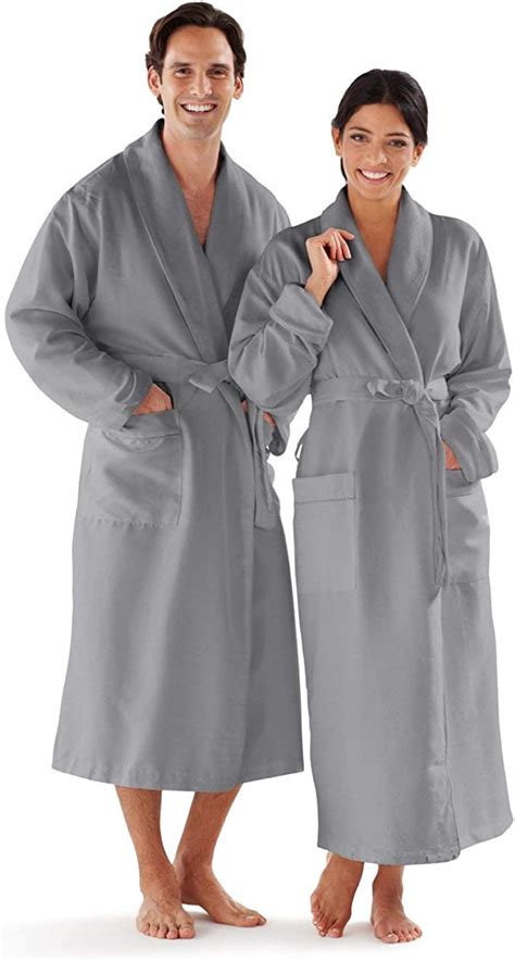 his and her robes set for couples grey microfiber bath robe t set unisex hotel