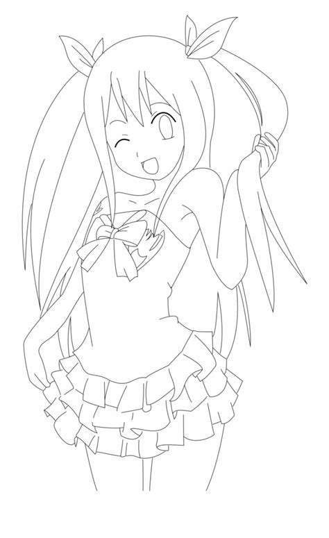 Fairy Anime Coloring Pages