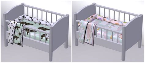 Functional Crib Sims 4 Cc Sketchbookpixels Simple Crib A Fully