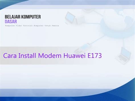 Pasang modem di komputer kamu dan tunggu sampai waktu modem terdeteksi dan menginstal driver. Cara Instal Modem Huawei Di Laptop / 4 Langkah Install ...