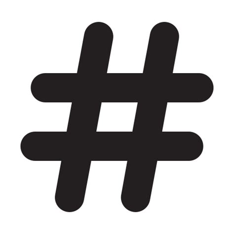 Download hashtag Vector Icons free download in SVG, PNG Format