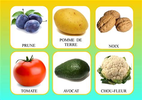 Loto Des Fruits Et Légumes La Classe De Mamaicress