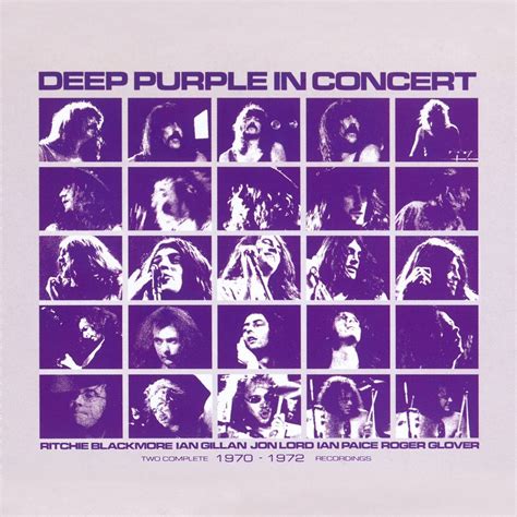 Deep Purple In Concert 1970 1972 Deep Purple Classic Album Covers Album Cover Art