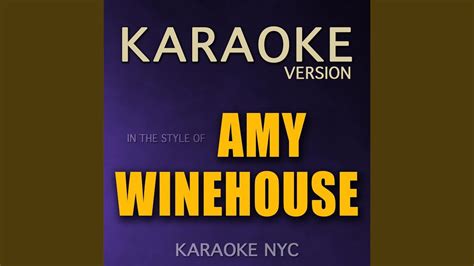 Stronger Than Me Originally Performed By Amy Winehouse Karaoke Version Youtube