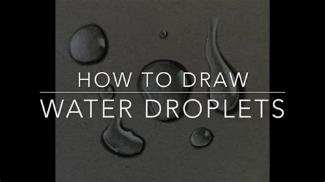 How To Draw Water Droplets Water Drawing Water Droplets Drawing
