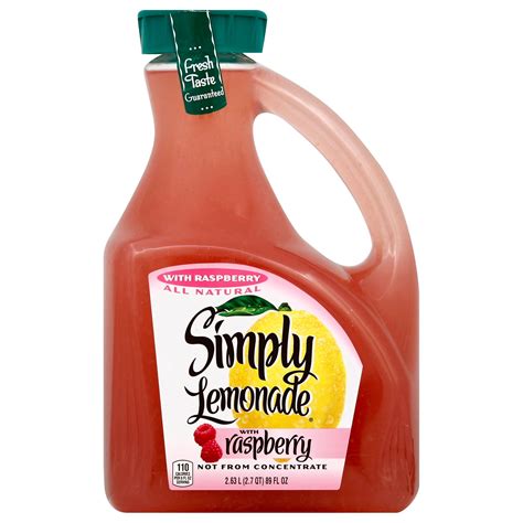 Simply Lemonade with Raspberry - Shop Juice at H-E-B