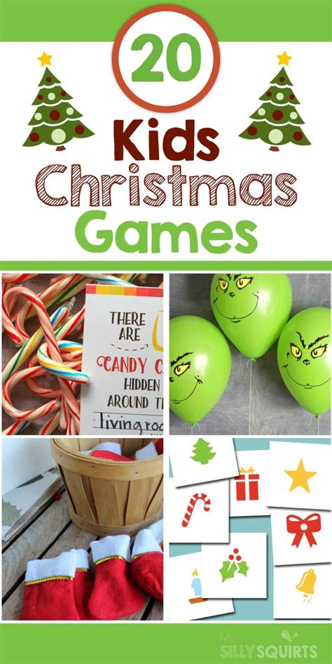 20 Fun And Easy Christmas Games For Kids My Silly Squirts