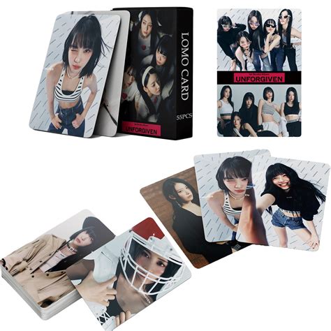 Buy 55Pcs LE SSERAFIM Photocards LE SSERAFIM UNFORGIVEN LOMO Cards LE
