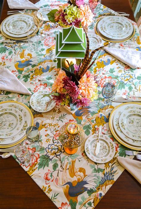 Welcome Guests For Autumn Entertaining With A Chinoiserie Fall Table
