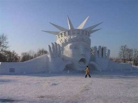 Awesome Snow Sculptures 39 Pics