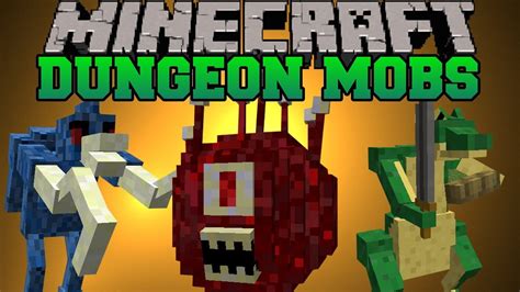 Minecraft Mod Showcase Dungeon Mobs Mod Mod Review Youtube