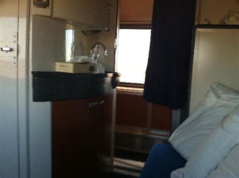 But, if i were to book the california zephyr again, i would save the five hundred dollars and book two superliner roomettes across the hall from each other instead. Sink and mirror in the Superliner Bedroom - Picture of ...