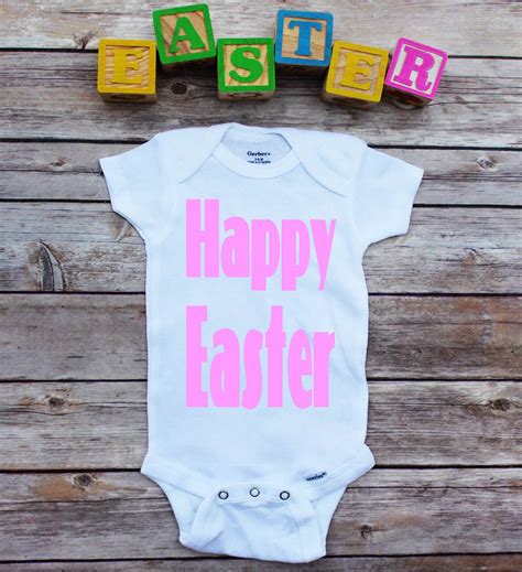 Easter Onesie, Happy Easter onesie, First Easter, Easter shirts, Easter shirt, Little girl ...