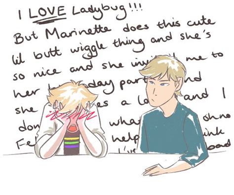 Felix And Adrien Talking About Ladybug And Marinette Pt 1