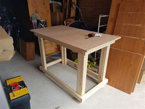 How To Build A Sturdy Workbench Inexpensively 5 Steps With Pictures
