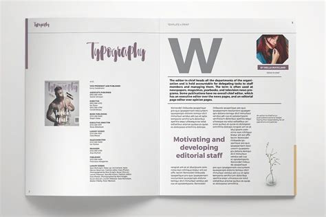 Typography Magazine | Typography magazine, Indesign magazine templates, Magazine template