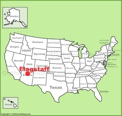 Flagstaff Location On The Us Map Min 