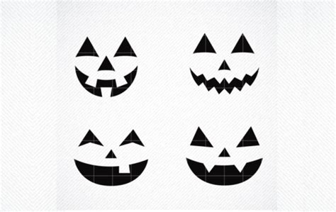 Halloween Jack-O-Lantern Faces SVG (Graphic) by SVG DEN · Creative Fabrica