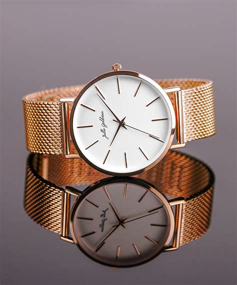 Large Face Rose Gold Watch