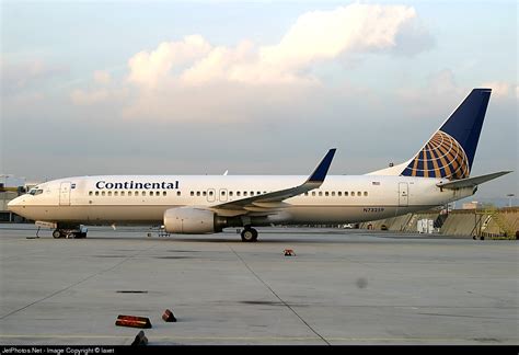 N73259 Boeing 737 824 Continental Airlines Laxet Jetphotos