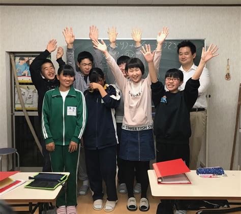 中学2年生クラス集合写真 201747 日光市大沢の学習塾 学び舎