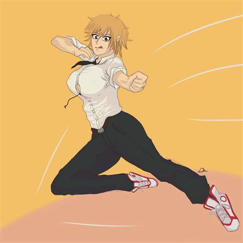 Denji Female Version By Derlig23 On Deviantart