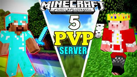 Top 5 Best Pvp Server For Minecraft Pebedrock Youtube
