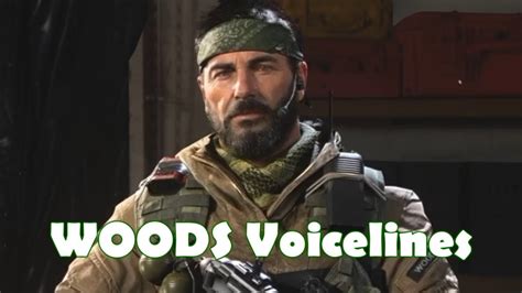 Call Of Duty Warzone Operator Woods Voicelines Youtube