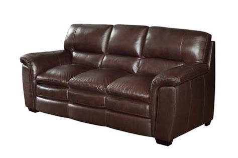 Rated 4.5 out of 5 stars. Brown Leather Sofa - Steal-A-Sofa Furniture Outlet Los Angeles CA