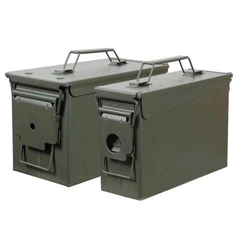 Metal Ammo Can Steel Ammo Box Military Army Solid Tactical Waterproof Holder Box For Long Term