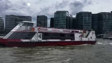mbna thames clipper trip to central london youtube