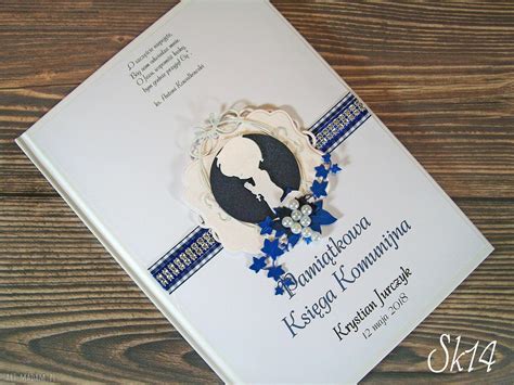 Słów kilka wystarczy, by pamięć zatrzymać, by później po latach dzień ten wspominać. Ręczne wykonanie scrapbooking albumy - księga gości ...