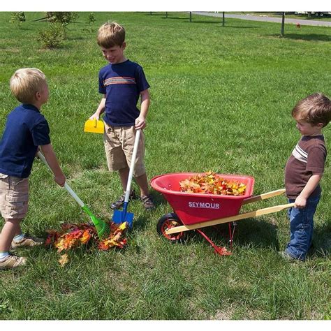 Childs Wheelbarrow And Garden Tool Set Garden Tools Garden Tool Set