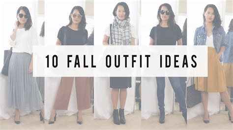 Fall Minimalist Outfit Ideas 2017 Ann Le Youtube