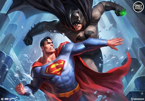 Dc Comics Batman Vs Superman Art Print By Sideshow