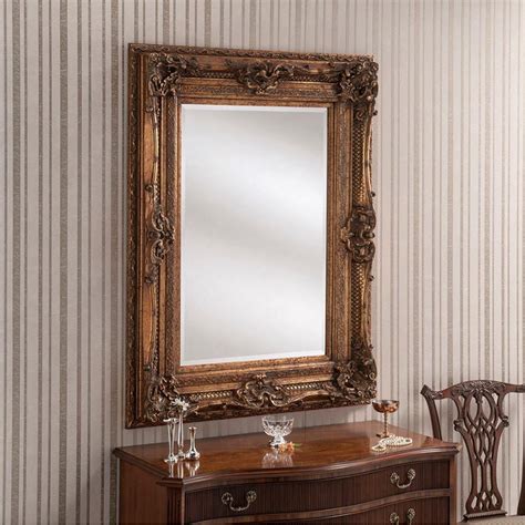 Buckingham Gold Antique Style French Wall Mirror Homesdirect365