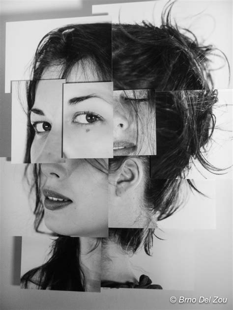 Portraits Brno Del Zou Photosculptures Face Collage Photo