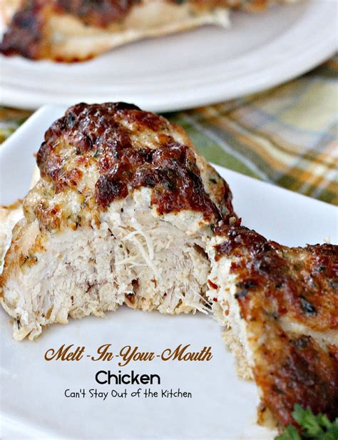 I have many chicken recipes on this site, but miym chicken has got to be one of my all time favorite dinner ideas. Melt-In-Your-Mouth Chicken - Can't Stay Out of the Kitchen