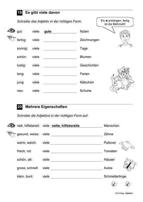 Unterricht Zebis Adjektive Erste Klasse Unterricht Deutsch Unterricht