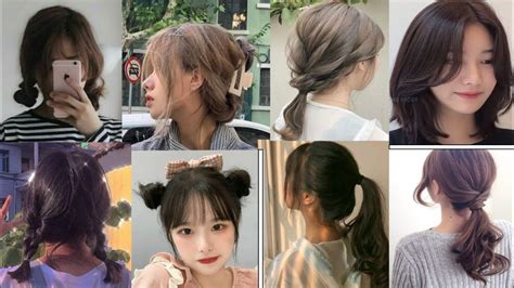 peinados coreanos 🌠 super faciles para el dia a dia youtube