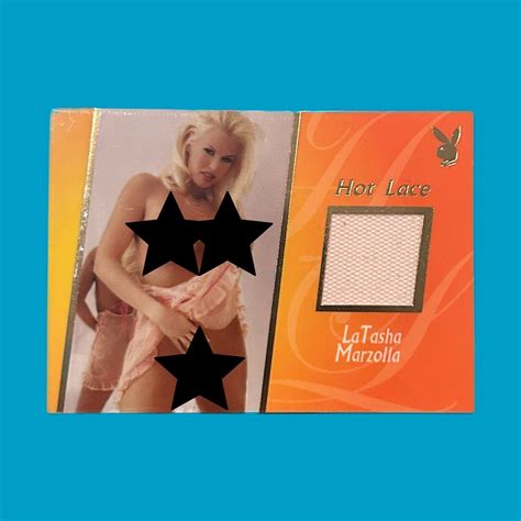 Latasha Marzolla Hot Lace Th Book Of Lingerie Issue Memorabilia Card