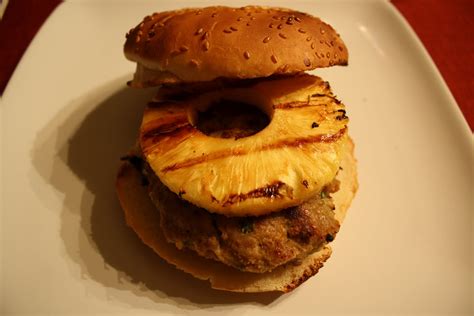 Lactose Free Girl Teriyaki Turkey Burgers With Grilled Pineapple