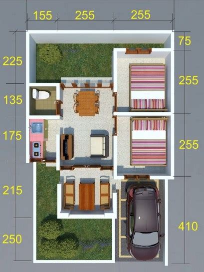 Rancangan rumah 5x12 dengan 2 kamar tidur. Denah Rumah Btn 2 Kamar - Situs Properti Indonesia