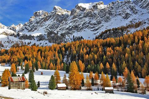 Dolomites In Autumn Colors