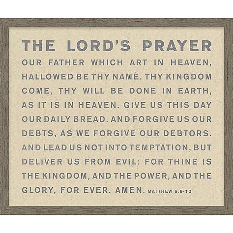 Large Print Lords Prayer Printable