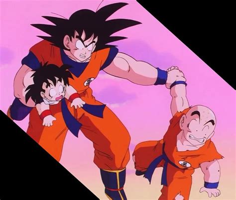 Goku Saving Krillin And Gohan Edited By Me Anime Dragon Ball