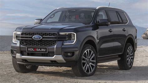 2022 Ford Everest Unofficially Rendered Based On Teasers